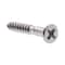 Prime-Line Wood Screw Flat Head, Phillips Drive No. 6 X 1in Grade 18-8 Stainless Steel 25PK 9034712 - alternate 1